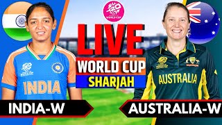 India vs Australia Women Live  Live Cricket Match Today  Womens T20 World Cup  IND W vs AUS W [upl. by Kavanaugh]