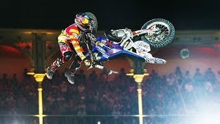 Historic Bike Flip in FMX competition  Red Bull XFighters Madrid 2014 [upl. by Keithley84]