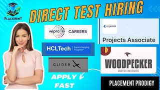 Direct Test Hiring  OFF Campus Drive  Cognizant Wipro HCL Tech  2025 2024 2023 Batch  Jobs [upl. by Don173]