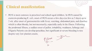 HUS  Hymolytic Uremic Syndrome  Pediatrics  TBSTB [upl. by Siol]