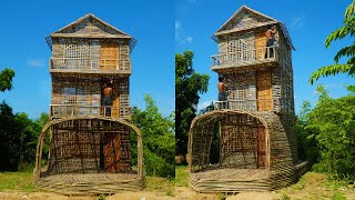 Can We Build THIS with Mud 3Story House Part 1 [upl. by Nhtanhoj]