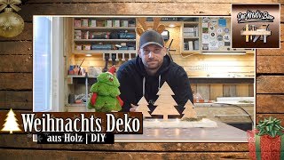  Weihnachtsdeko  Holz  Diy [upl. by Erhard]