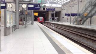 Train from Cologne Airport CGN to Köln Hauptbahnhof [upl. by Temme]