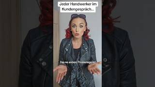 Jeder Handwerker im Kundengespräch🙈😂 handwerker schlüsseldienst shortvideo frischhaltefolie [upl. by Ardme]