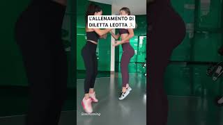 Avete visto l’allenamento di DILETTA LEOTTA ❓🔥  shorts [upl. by Eric133]