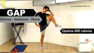 GAP  Glúteos abdominal e pernas  André Oliveira treinacomandre [upl. by Palmira]