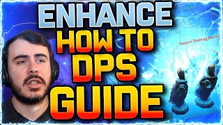 💪How to do damage Enhance Shaman RotationMythic DPS GUIDE  Shadowlands World of Warcraft [upl. by Floeter360]