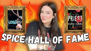 Spicy Romance Hall of Fame 🔥  the top spicy romance books Ive ever read [upl. by Epoillac]