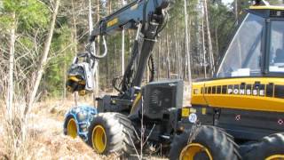 pewag forstgrip on a Ponsse harvester  Making of 1 [upl. by Einnhoj]