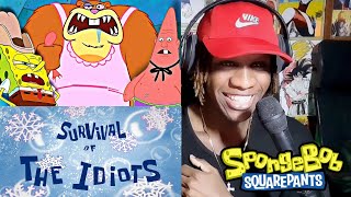 SURVIVAL of THE IDIOTS  Spongebob Squarepants Reaction ❄️ [upl. by Silverman]