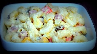 Filipino Macaroni Salad Filipino food Filipino recipe [upl. by Arodoet]