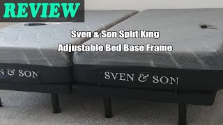 Sven amp Son Split King Adjustable Bed Base Frame  Review 2022 [upl. by Tedd]