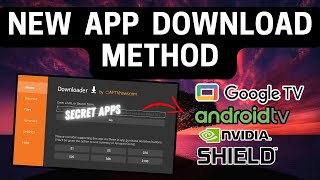 New App Download Method Android TV [upl. by Yevoc]