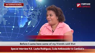 Interview HE Ms Liurka Rodriguez Barrios Cuban Ambassador to Cambodia [upl. by Drusus]