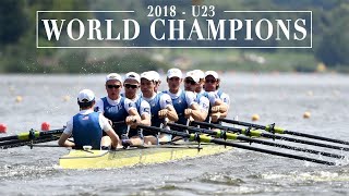 U23 World Championship Cox recording  US 8 522480 World Record [upl. by Faubion937]