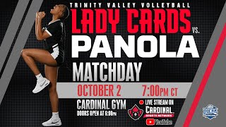 Lady Cards Volleyball vs Panola [upl. by Auqinu378]