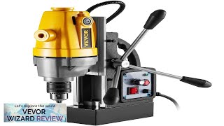 VEVOR Mag Drill 0550 RPM Stepless Speed Electromagnetic Drill Press 39quot Depth Review [upl. by Andres]