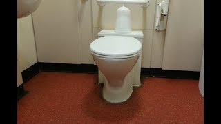 Armitage Shanks Contour toilet at Neath Port Talbot Hospital Port Talbot [upl. by Catton192]