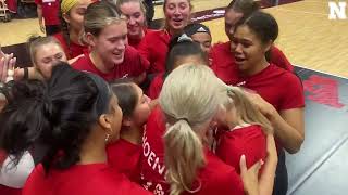 Nebraska Volleyball Anni Evans scholarship surprise [upl. by Kcirdaed724]