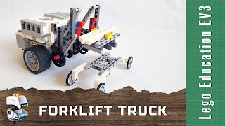 Lego EV3 Forklift Truck  Building instruction [upl. by Einnil14]