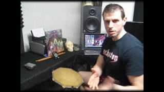 Deeds of Flesh  Studio Update 4  Drums  Darren Cesca [upl. by Ahsiekit347]