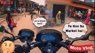 Jab Village Market Gya Tb Pta Chla😳Moto vlog with pulsar bike [upl. by Ursas511]