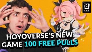 100 FREE PULLS HOYOVERES NEWEST GAME LIVESTREAM REACTION  Zenless Zone Zero [upl. by Kosel795]