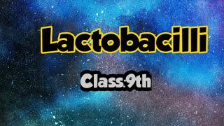 Lactobacilli  class 9 [upl. by Slocum]