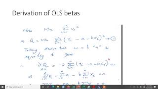 Video 4Assumptions and Properties of Simple Regression Estimators [upl. by Dnomsed755]