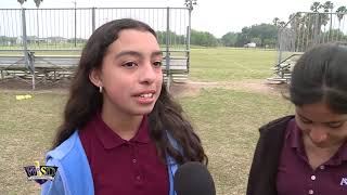 B Garza Middle School Total Solar Eclipse 482024 [upl. by Aikaz213]