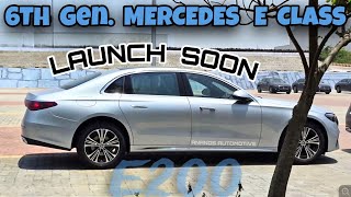 New Mercedes Benz E Class Revealed In India  6th Gen Mercedes Benz E200 Detailed Review in Hindi [upl. by Zarger]