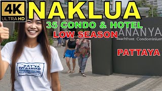 Pattaya Naklua Luxury Condos and Hotels with Low Season prices 2024 Thailand [upl. by Devy]