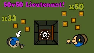 Survivio New Lieutenant In 50v50 Mode 50 Bullet Mac10 Survivio 50v50 Gameplay [upl. by Arrec]