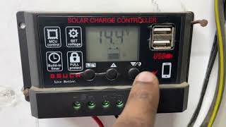 Solar Charge Controller Battery Voltage Setting  Battery Voltage Kaise Set Karen [upl. by Michal]