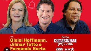 Conexões Brasil com Gleisi Hoffmann e Jilmar Tatto [upl. by Noiztneb]