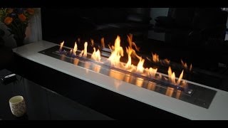 AFIRE Bio Ethanol Burner Inserts the Art of Contemporary Ventless Fireplaces [upl. by Ailgna39]