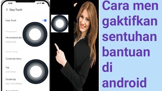 Cara mengaktifkan sentuhan bantuan di android [upl. by Asare]