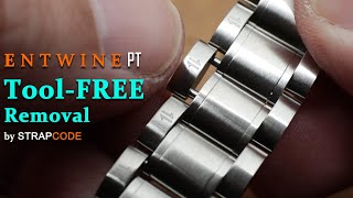 Toolfree Removal The Entwine PT Watch Bands Revolutionary Resizing Magic [upl. by Airretnahs]