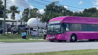 Orlando LYNX 2022 Gillig BRTPlus CNG 337422 On Link 104 Traveling On West Colonal Drive [upl. by Horatius]