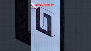 Best 3D illusion ever drawing sketch amazing shorts [upl. by Ethbinium391]