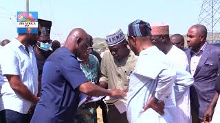 FCT MINISTER NYESOM WIKE INSPECTS ONGOING PROJECT AT DAkIBIU IN JABI AND KUJE [upl. by Rehpotsyrhc]