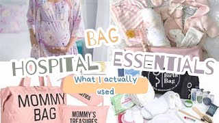 Baby Must Haves Part 1 What did I use out of my hospital bag [upl. by Casanova]