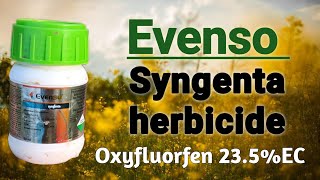 Evenso syngenta herbicide  oxyfluorfen 235ec Oxyfluorfen 235� uses in Hindigourfarming [upl. by Annayram]