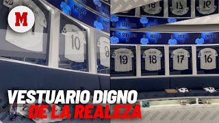 El nuevo vestuario del Real Madrid cambia de forma y de comodidades I MARCA [upl. by Seuqramed773]