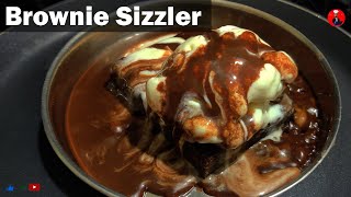 Sizzling Brownies Recipe Brownie Sizzlers without Sizzler Plate  Brownie Sizzlers on tawa [upl. by Glennis]