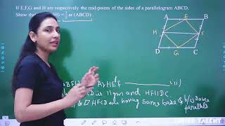 Areas of Parallelogram amp Triangle  Numericals amp Theorems  English Medium  Class 9 Term 1  AT [upl. by Ronen]