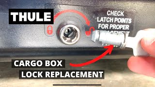 Thule Cargo Box Lock Replacement How to Change a Thule Roof Box Lock Cylinder [upl. by Hosea]