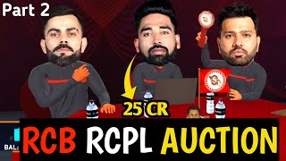 VIRAT DHONI  ROHIT😎 RCB Part 2RCPL UNLOCK 2025 Mega Auction RC24 [upl. by Akirret171]