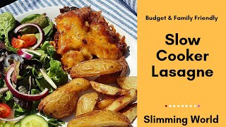 Slow Cooker Lasagne  Slimming World [upl. by Strohben]