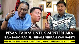 Malunya Ara Sampai Ke Ubunquot Bambang Pacul Gibran Di Hati Sekali Kau Sakiti Urusan ini Akan Panjang [upl. by Talanta]